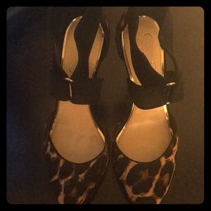 Jessica Simpson Leopard heels